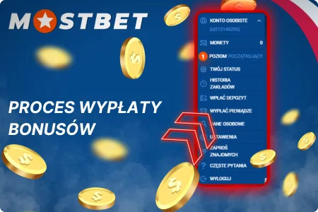 Proces wypłaty bonusów Mostbet